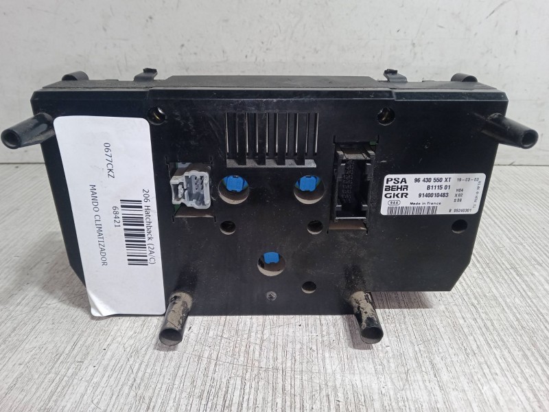 Recambio de mando climatizador para peugeot 206 hatchback (2a/c) 1.6 16v referencia OEM IAM 96430550XT  