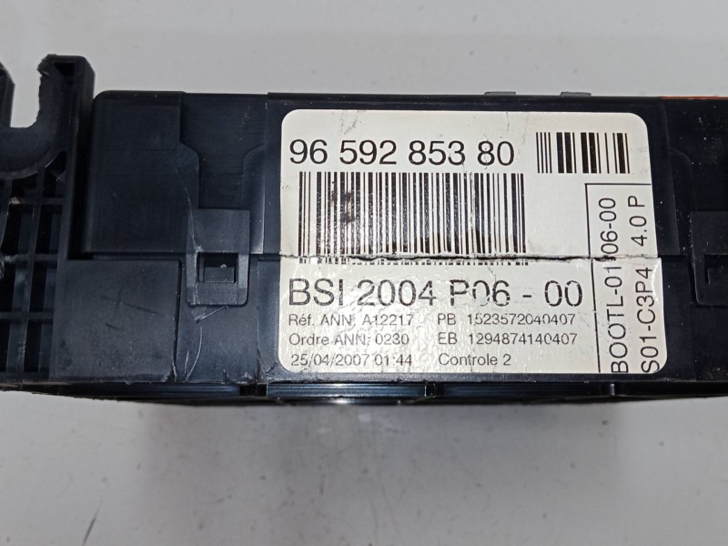 Recambio de bsi para peugeot 207/207+ (wa_, wc_) 1.4 hdi referencia OEM IAM 9659285380  