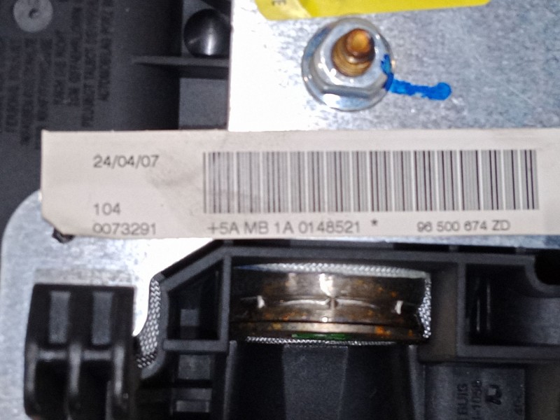 Recambio de airbag volante para peugeot 207/207+ (wa_, wc_) 1.4 hdi referencia OEM IAM 96500674ZD  