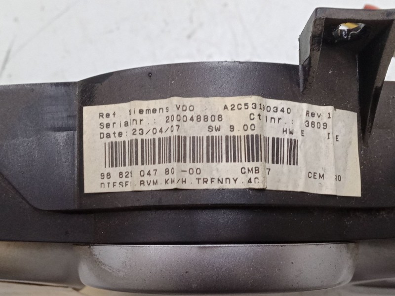 Recambio de cuadro instrumentos para peugeot 207/207+ (wa_, wc_) 1.4 hdi referencia OEM IAM 9682104780  