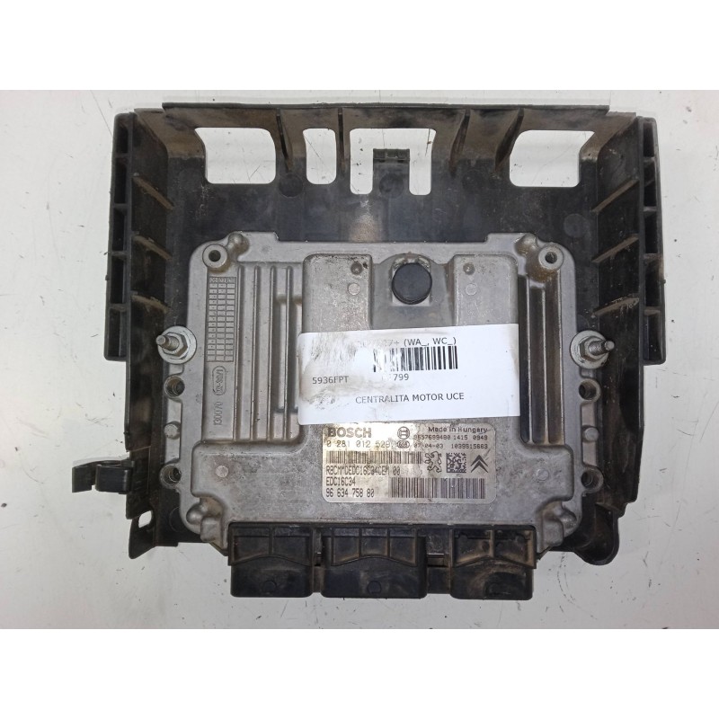 Recambio de centralita motor uce para peugeot 207/207+ (wa_, wc_) 1.4 hdi referencia OEM IAM 9663475880  