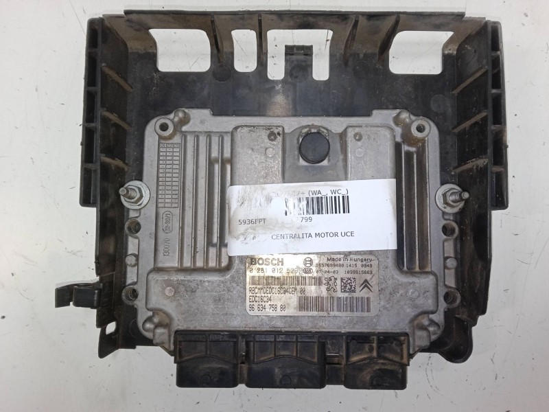 Recambio de centralita motor uce para peugeot 207/207+ (wa_, wc_) 1.4 hdi referencia OEM IAM 9663475880  