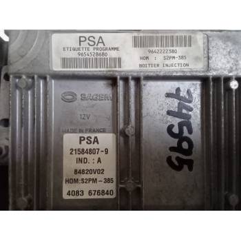CENTRALITA MOTOR UCE 9654528680  9642222380 HOM S2PM-385 21584807-9