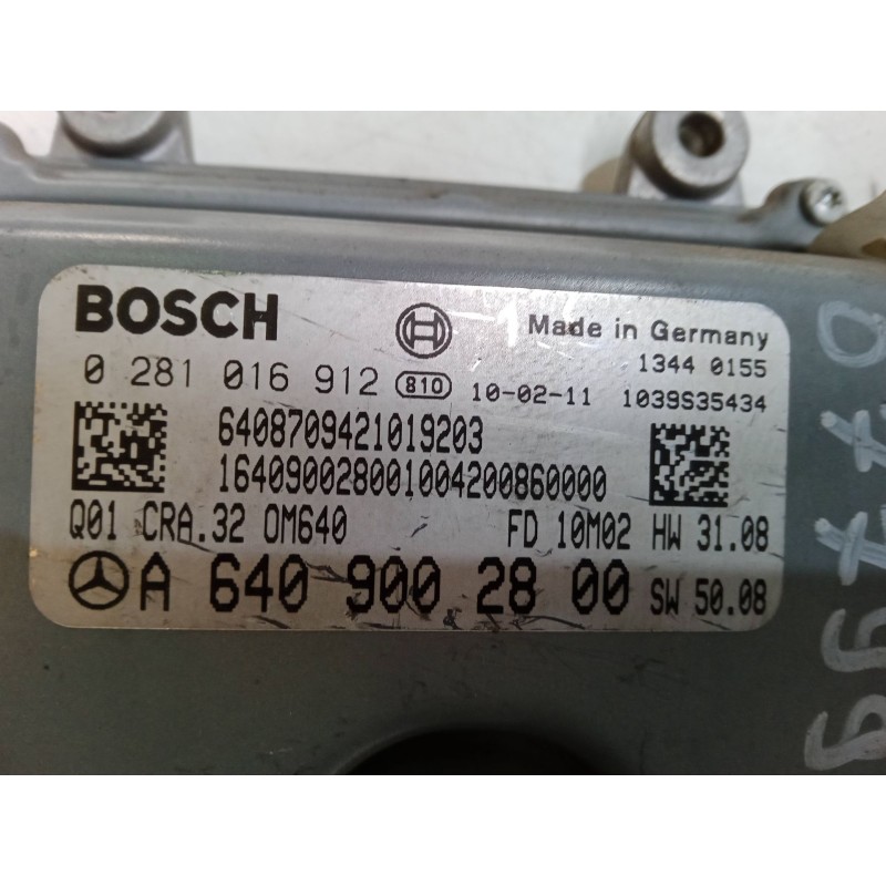 Recambio de centralita motor uce para mercedes-benz clase b sports tourer (w245) b 180 cdi (245.207) referencia OEM IAM A6409002