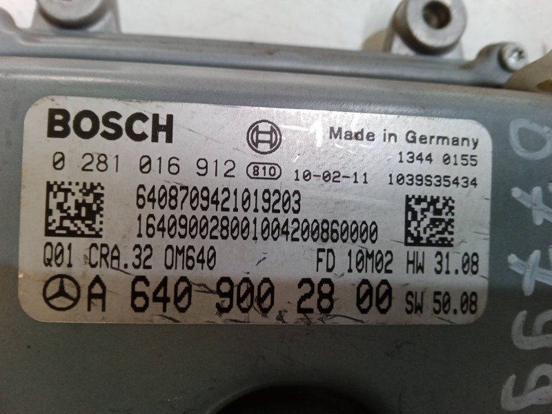 Recambio de centralita motor uce para mercedes-benz clase b sports tourer (w245) b 180 cdi (245.207) referencia OEM IAM A6409002