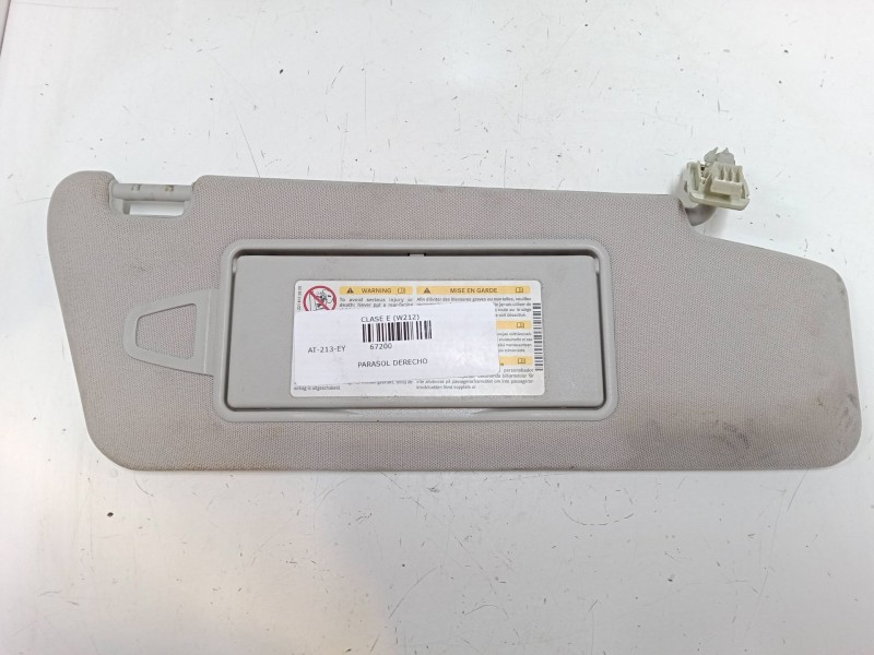 Recambio de parasol derecho para mercedes-benz clase e (w212) e 200 cdi / bluetec (212.005, 212.006) referencia OEM IAM   