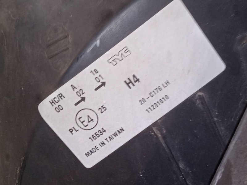 Recambio de faro izquierdo para hyundai i20 i (pb, pbt) 1.2 referencia OEM IAM   