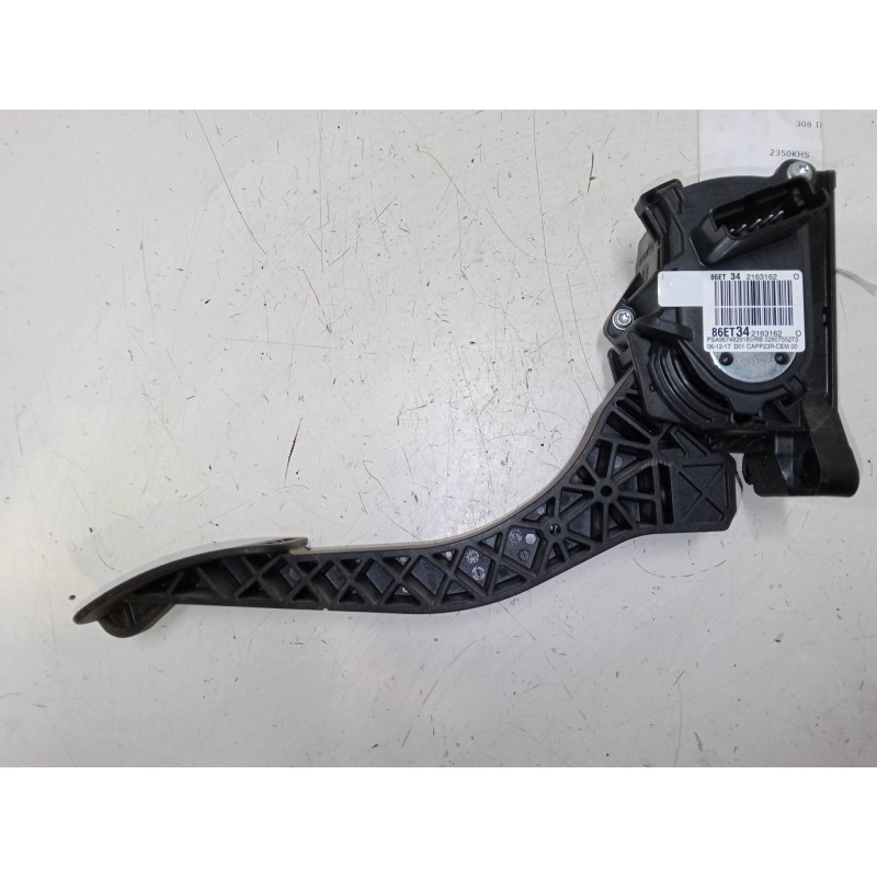 Recambio de pedal acelerador para peugeot 308 ii (lb_, lp_, lw_, lh_, l3_) 1.2 thp 110 referencia OEM IAM 9674829180   Recambio de pedal acelerador para peugeot 308 ii (lb_, lp_, lw_, lh_, l3_) 1.2 thp 110 referencia OEM IAM 9674829180