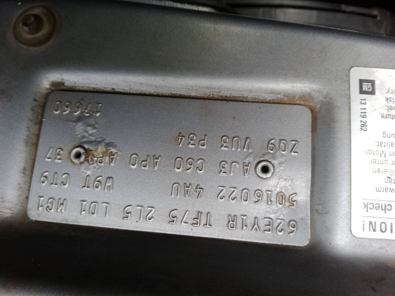 opel zafira a monospace (t98) del año 2004