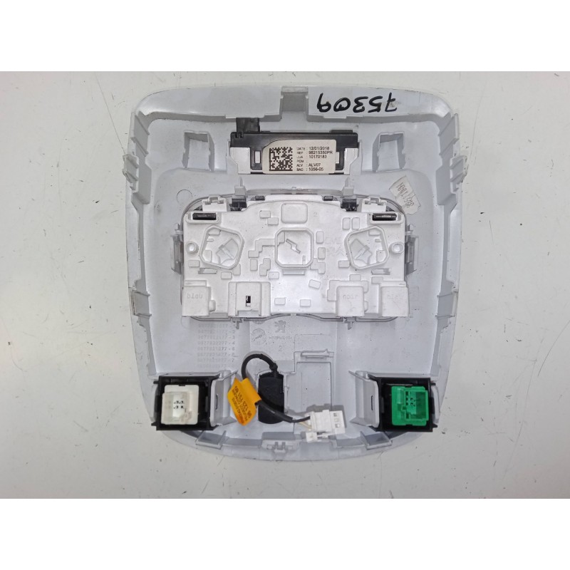 Recambio de luz interior delantera para peugeot 308 ii (lb_, lp_, lw_, lh_, l3_) 1.2 thp 110 referencia OEM IAM 9818840980   Recambio de luz interior delantera para peugeot 308 ii (lb_, lp_, lw_, lh_, l3_) 1.2 thp 110 referencia OEM IAM 9818840980