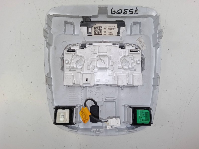 Recambio de luz interior delantera para peugeot 308 ii (lb_, lp_, lw_, lh_, l3_) 1.2 thp 110 referencia OEM IAM 9818840980   Recambio de luz interior delantera para peugeot 308 ii (lb_, lp_, lw_, lh_, l3_) 1.2 thp 110 referencia OEM IAM 9818840980