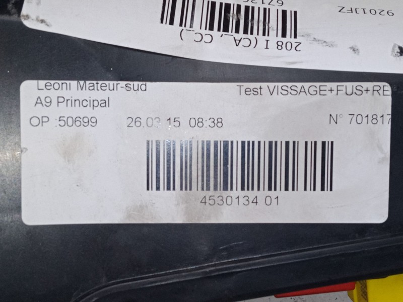 Recambio de caja reles / fusibles para peugeot 208 i (ca_, cc_) 1.2 vti 82 referencia OEM IAM   