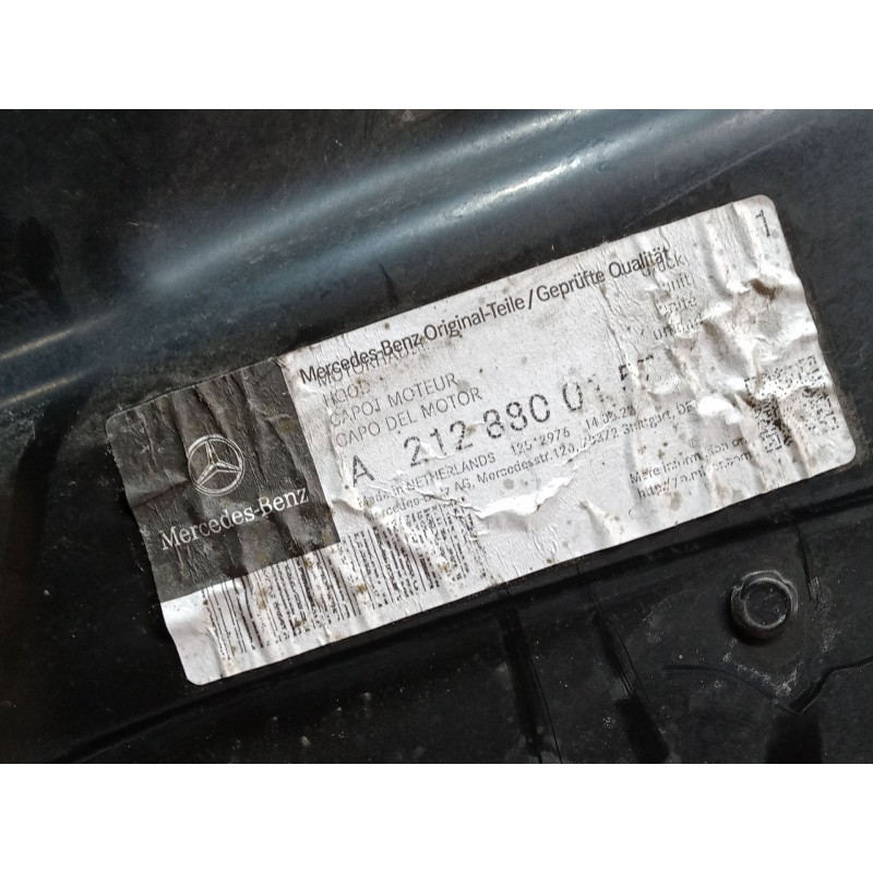 Recambio de capo para mercedes-benz clase e (w212) e 200 cdi / bluetec (212.005, 212.006) referencia OEM IAM   