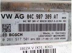 Recambio de centralita motor uce para seat ibiza v (kj1, kjg) 1.0 tsi referencia OEM IAM 04C907309AT  0261S17501 2