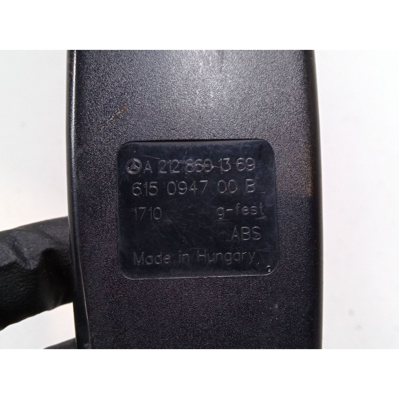 Recambio de anclaje cinturon delantero izquierdo para mercedes-benz clase e (w212) e 200 cdi / bluetec (212.005, 212.006) refere