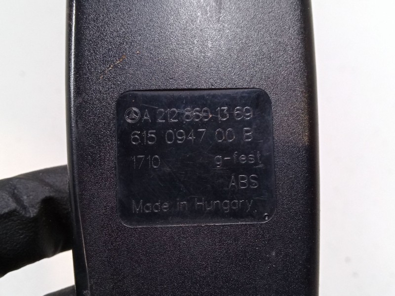 Recambio de anclaje cinturon delantero izquierdo para mercedes-benz clase e (w212) e 200 cdi / bluetec (212.005, 212.006) refere