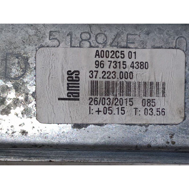Recambio de elevalunas electrico delantero derecho para peugeot 208 i (ca_, cc_) 1.2 vti 82 referencia OEM IAM 9674254380   Recambio de elevalunas electrico delantero derecho para peugeot 208 i (ca_, cc_) 1.2 vti 82 referencia OEM IAM 9674254380