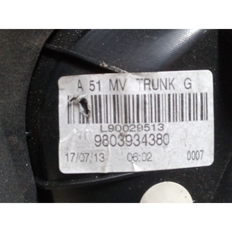 Recambio de piloto trasero porton izquierdo para citroën c3 ii (sc_) 1.2 vti 82 referencia OEM IAM 9803934380  