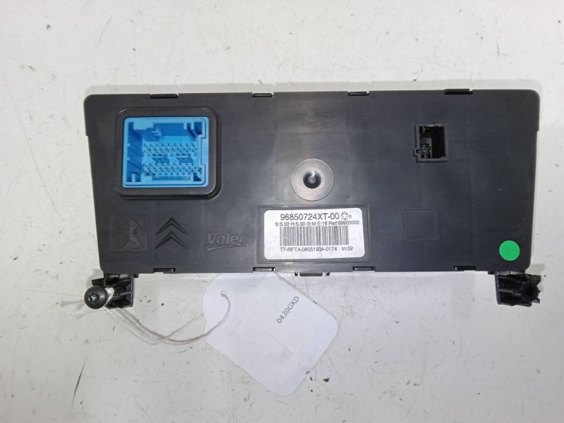 Recambio de mando climatizador para peugeot 308 i (4a_, 4c_) 1.6 16v referencia OEM IAM 96850724XT   Recambio de mando climatizador para peugeot 308 i (4a_, 4c_) 1.6 16v referencia OEM IAM 96850724XT