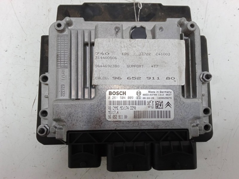 Recambio de centralita motor uce para peugeot 308 i (4a_, 4c_) 1.6 16v referencia OEM IAM 9665291180  0261S04009 Recambio de centralita motor uce para peugeot 308 i (4a_, 4c_) 1.6 16v referencia OEM IAM 9665291180  0261S04009