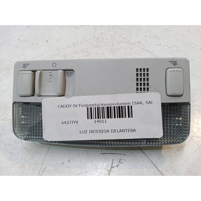 Recambio de luz interior delantera para volkswagen caddy iv furgoneta/monovolumen (saa, sah) 2.0 tdi 4motion referencia OEM IAM 