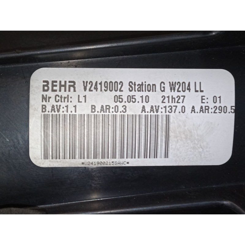 Recambio de motor calefaccion para mercedes-benz clase e (w212) e 200 cdi / bluetec (212.005, 212.006) referencia OEM IAM   
