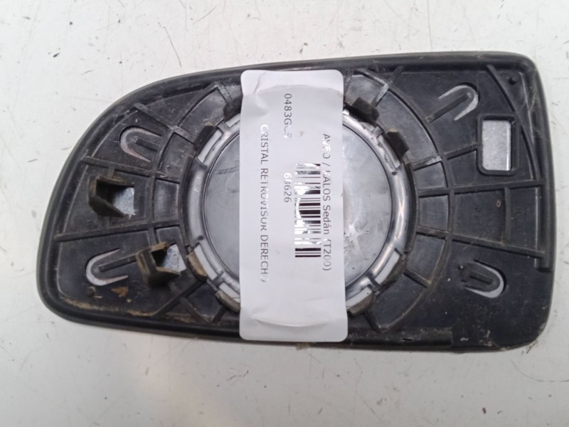 Recambio de cristal retrovisor derecho para chevrolet aveo / kalos sedán (t200) 1.4 referencia OEM IAM   