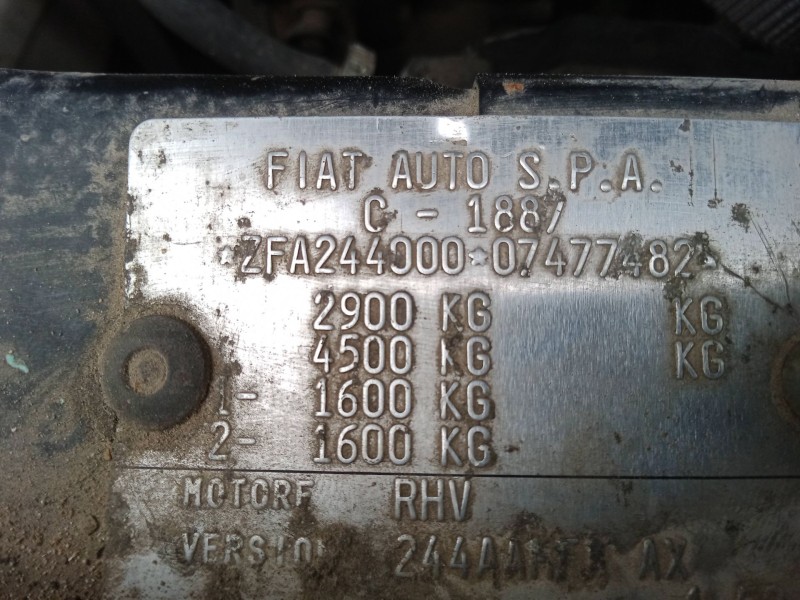 fiat ducato furgoneta (244_) del año 2004