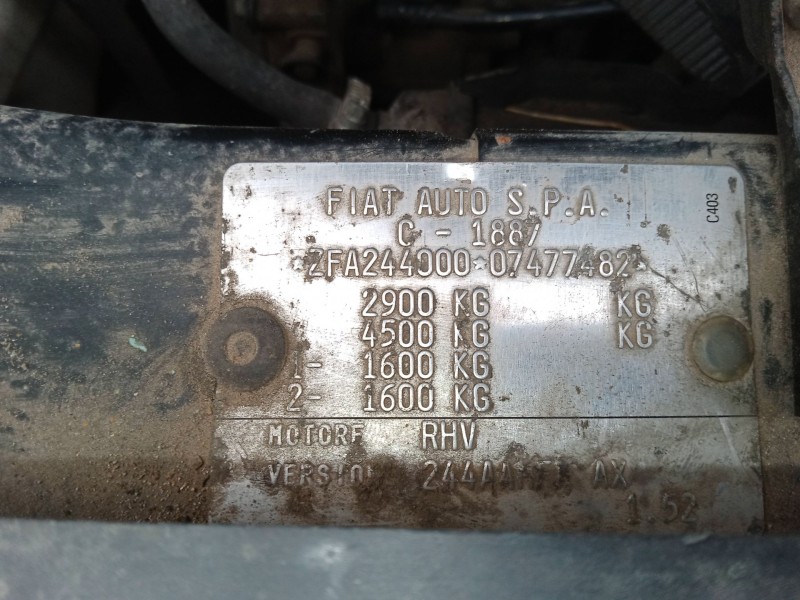 fiat ducato furgoneta (244_) del año 2004