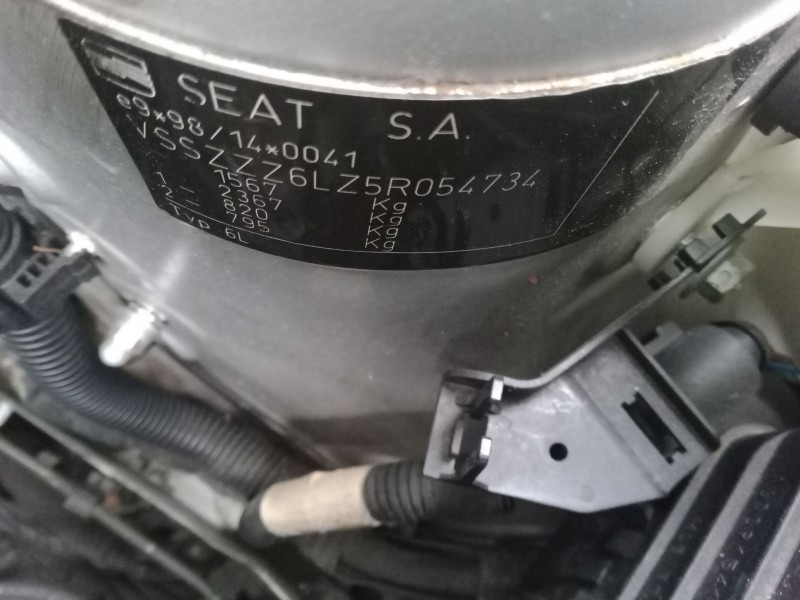 seat ibiza iii (6l1) del año 2005