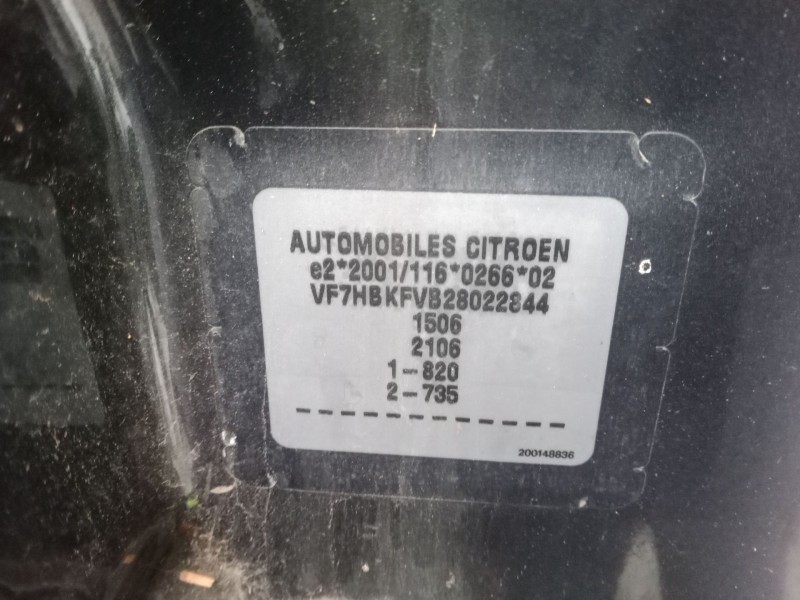 citroën c3 pluriel (hb_) del año 2003