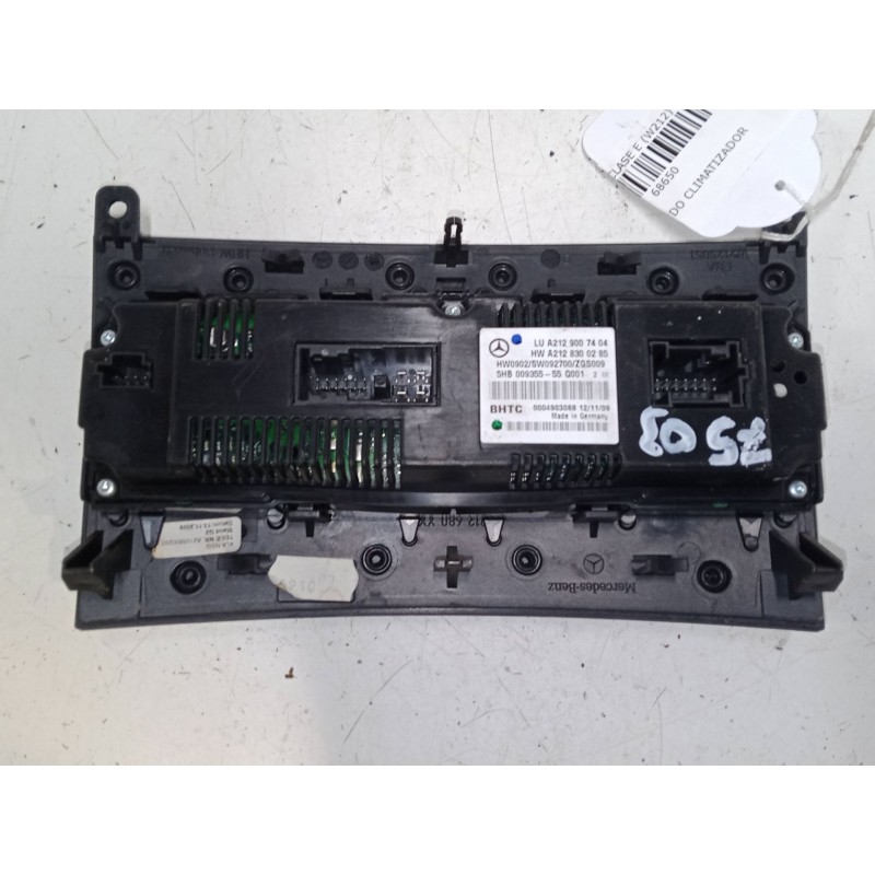 Recambio de mando climatizador para mercedes-benz clase e (w212) e 200 cdi / bluetec (212.005, 212.006) referencia OEM IAM A2129