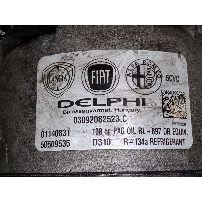 Recambio de compresor a/a para alfa romeo giulietta (940_) 1.6 jtdm (940fxd1a) referencia OEM IAM 50509535  