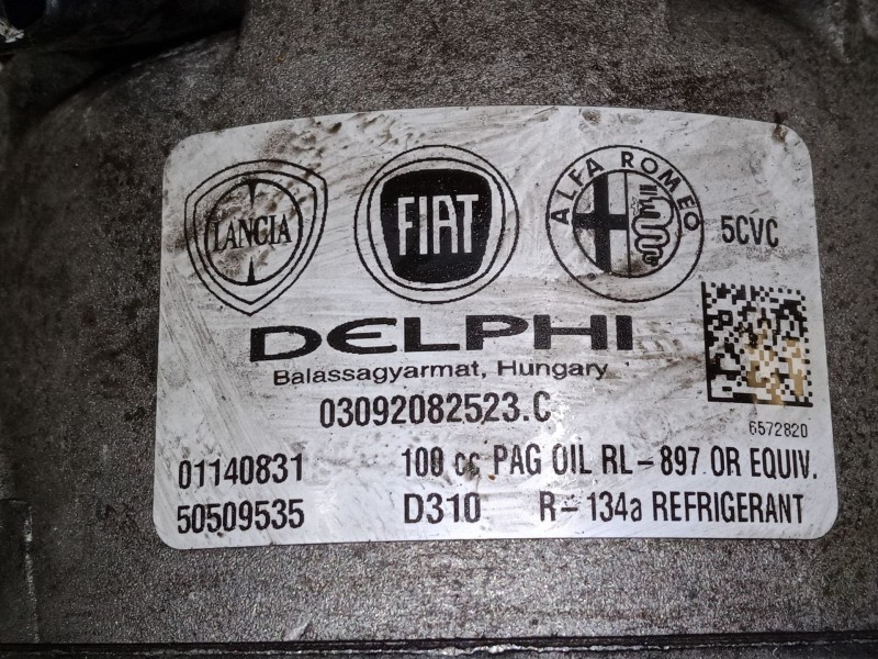 Recambio de compresor a/a para alfa romeo giulietta (940_) 1.6 jtdm (940fxd1a) referencia OEM IAM 50509535  
