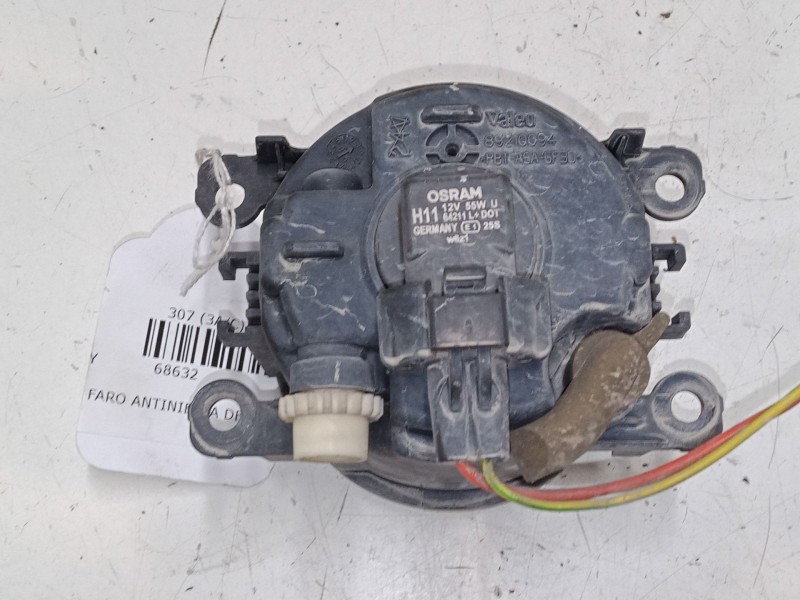 Recambio de faro antiniebla derecho para peugeot 307 (3a/c) 2.0 16v referencia OEM IAM 9650001680  89204712