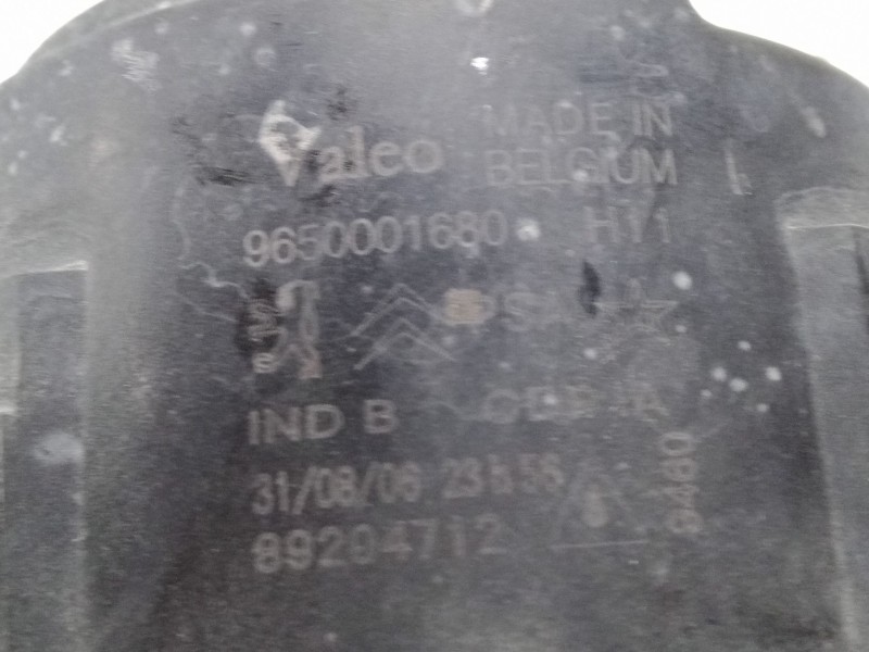 Recambio de faro antiniebla derecho para peugeot 307 (3a/c) 2.0 16v referencia OEM IAM 9650001680  89204712