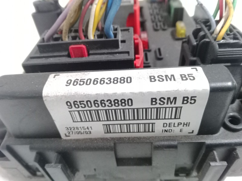 Recambio de bsm para peugeot 206 hatchback (2a/c) 1.4 hdi eco 70 referencia OEM IAM 9650663880   Recambio de bsm para peugeot 206 hatchback (2a/c) 1.4 hdi eco 70 referencia OEM IAM 9650663880