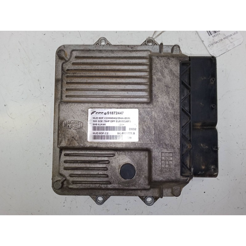 Recambio de centralita motor uce para fiat 500 (312_) 1.3 d multijet (312axb1a) referencia OEM IAM 51872447  0101777B