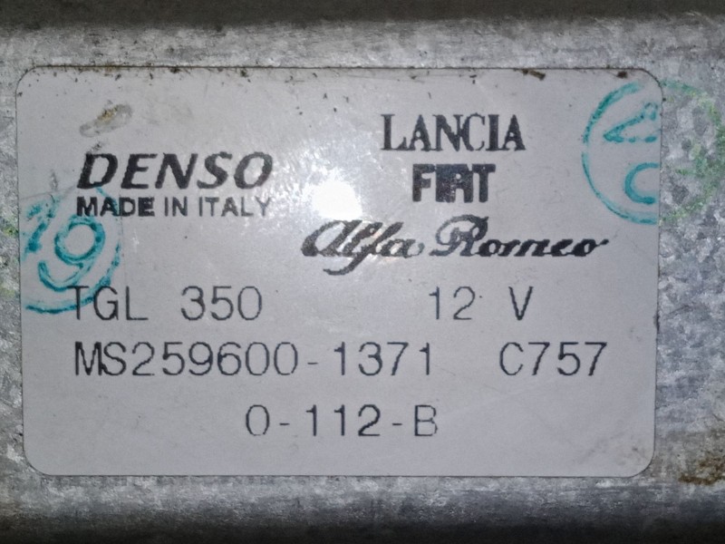 Recambio de motor limpia trasero para fiat 500 (312_) 1.3 d multijet (312axb1a) referencia OEM IAM MS2596001371  