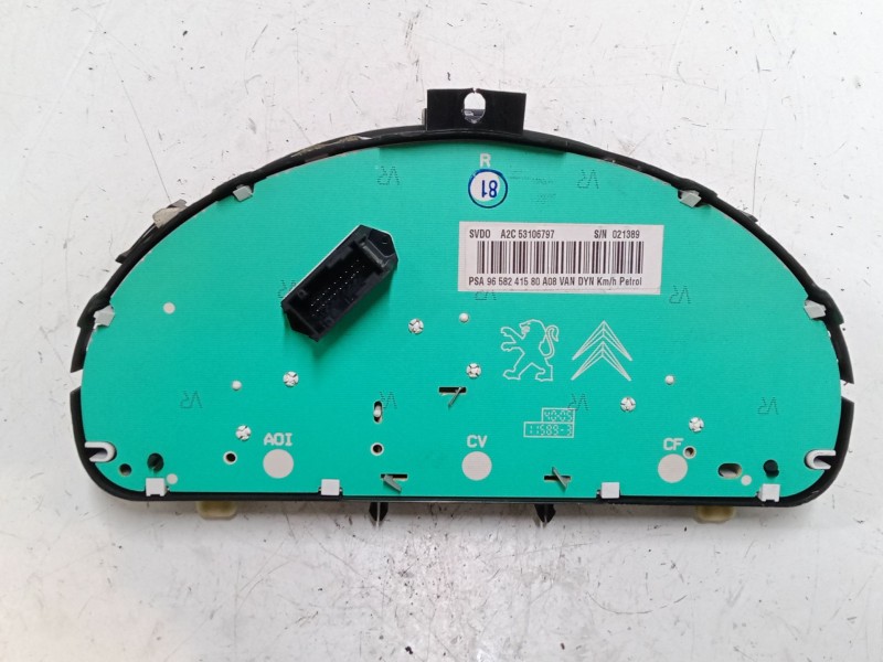 Recambio de cuadro instrumentos para peugeot 1007 (km_) 1.6 16v referencia OEM IAM 9658241580  A2C53106797 Recambio de cuadro instrumentos para peugeot 1007 (km_) 1.6 16v referencia OEM IAM 9658241580  A2C53106797
