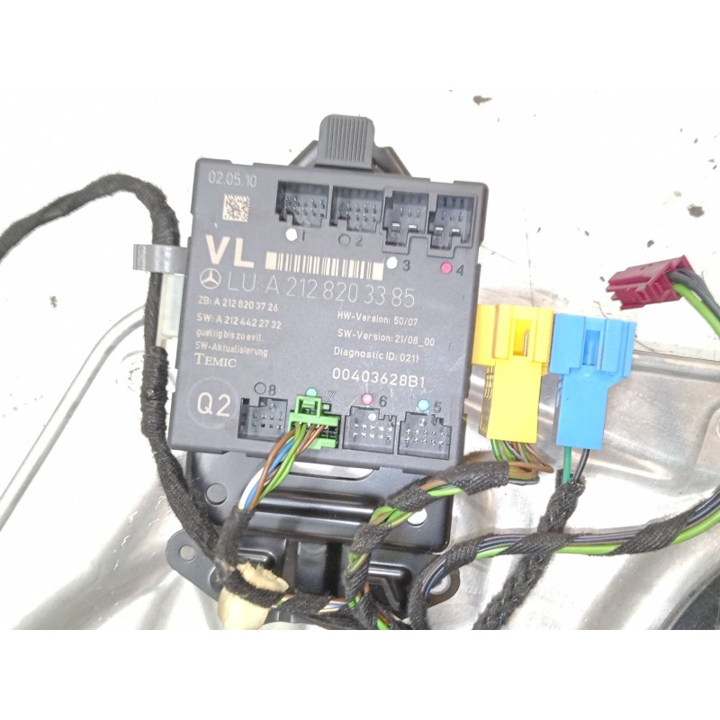 Recambio de elevalunas electrico delantero izquierdo para mercedes-benz clase e (w212) e 200 cdi / bluetec (212.005, 212.006) re