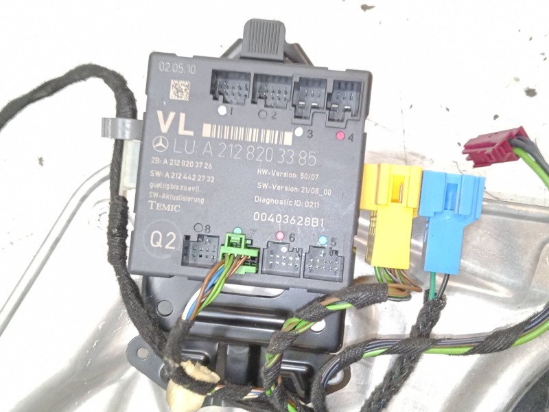 Recambio de elevalunas electrico delantero izquierdo para mercedes-benz clase e (w212) e 200 cdi / bluetec (212.005, 212.006) re