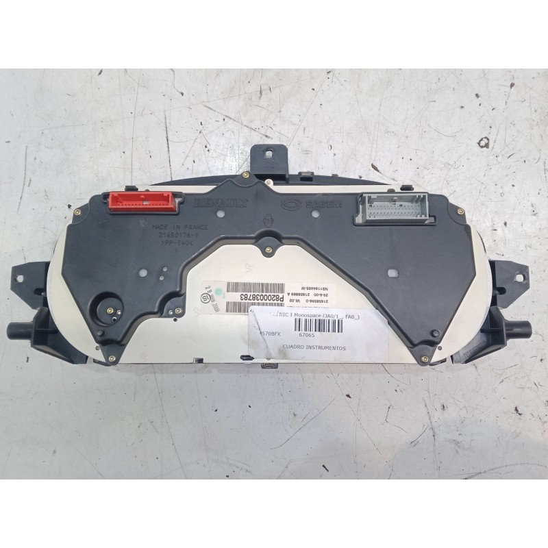 Recambio de cuadro instrumentos para renault scénic i monospace (ja0/1_, fa0_) 2.0 16v rx4 referencia OEM IAM 8200038783  216588 Recambio de cuadro instrumentos para renault scénic i monospace (ja0/1_, fa0_) 2.0 16v rx4 referencia OEM IAM 8200038783  216588