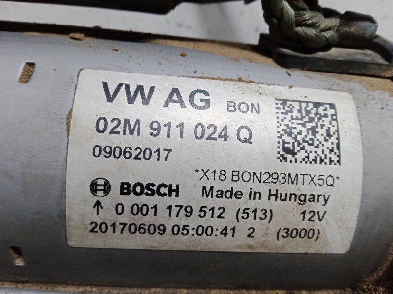 Recambio de motor arranque para seat ibiza v (kj1, kjg) 1.0 tsi referencia OEM IAM 02M911024Q  