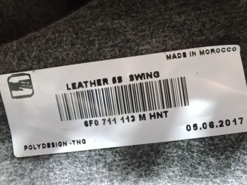 Recambio de pomo palanca cambio para seat ibiza v (kj1, kjg) 1.0 tsi referencia OEM IAM 6F0711113M  