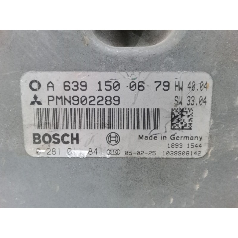 Recambio de centralita motor uce para smart forfour (454) 1.5 cdi (454.001) referencia OEM IAM A6391500679  