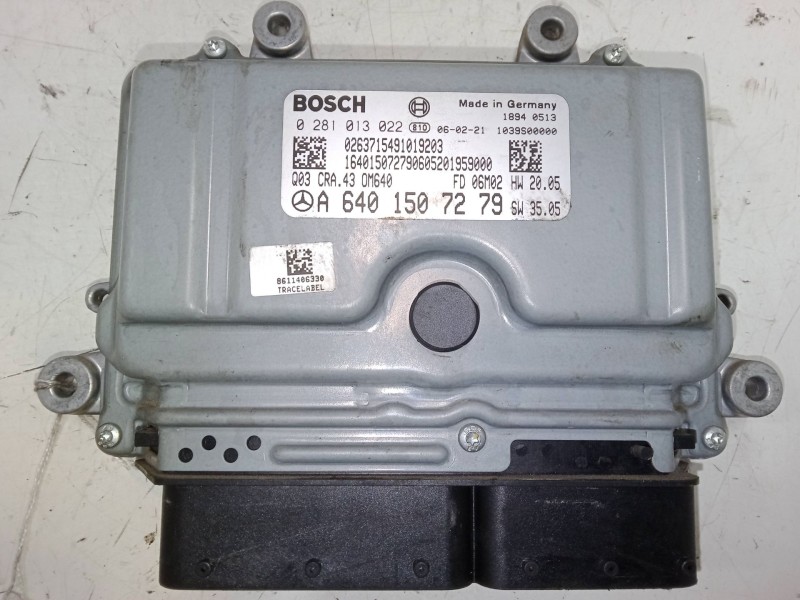 Recambio de centralita motor uce para mercedes-benz clase a (w169) a 180 cdi (169.007, 169.307) referencia OEM IAM A6401507279  