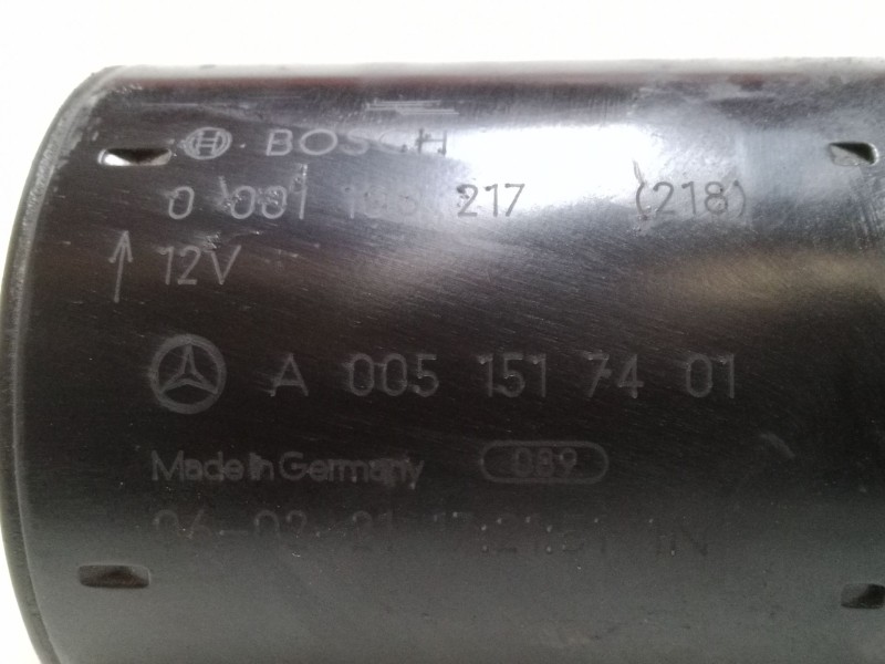 Recambio de motor arranque para mercedes-benz clase a (w169) a 180 cdi (169.007, 169.307) referencia OEM IAM A0051517401  