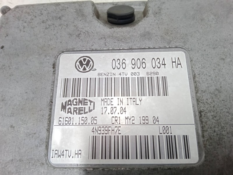 Recambio de centralita motor uce para seat ibiza iii (6l1) 1.4 16v referencia OEM IAM 036906034HA  6160115005