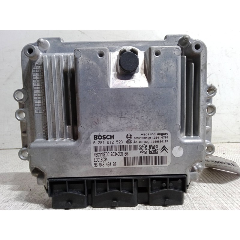 Recambio de centralita motor uce para citroën c3 i (fc_, fn_) 1.4 hdi referencia OEM IAM 9664843480 EDC16C34 0281012523